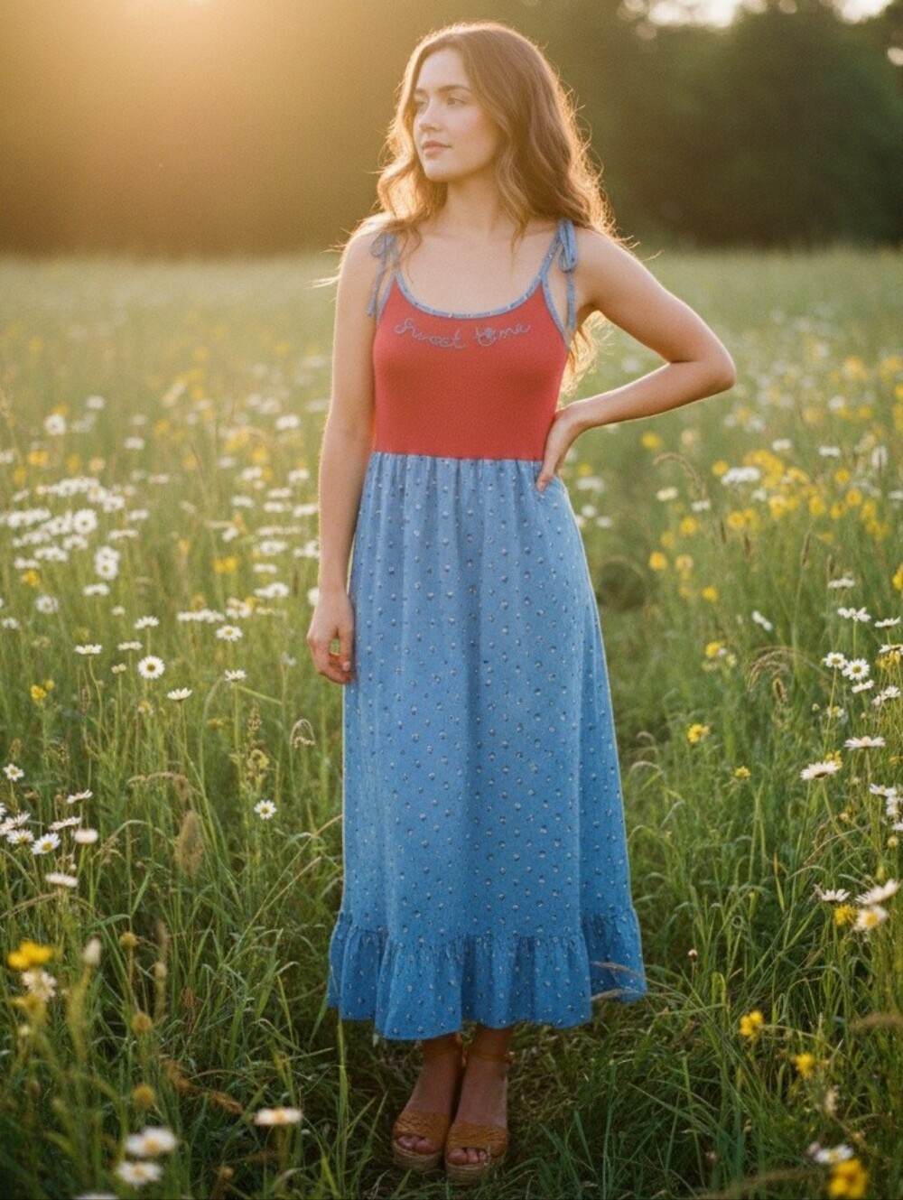 Vintage 70s Sweet Time Dress